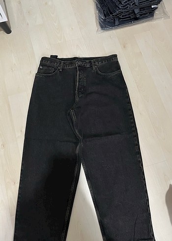 Erkek Siyah Regular Fit Midi Denim Pantolon - Görsel 10