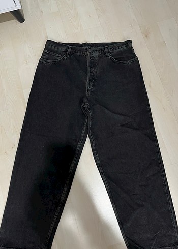 Erkek Siyah Regular Fit Midi Denim Pantolon - Görsel 17