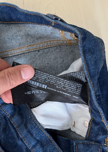 Kadın Lacivert Midi Boy Regular Fit Denim Pantolon - Görsel 5