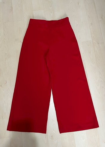 Kırmızı Kadın Regular Fit Kumaş Pantolon - Görsel 3