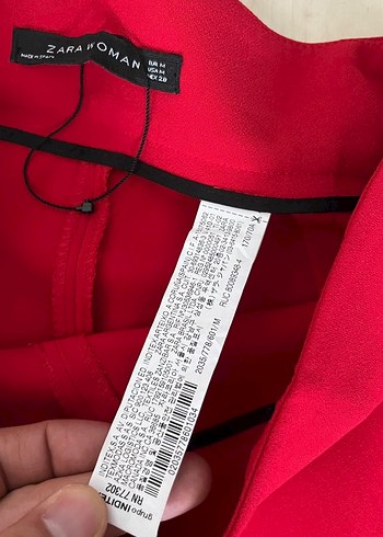 Kırmızı Kadın Regular Fit Kumaş Pantolon - Görsel 7