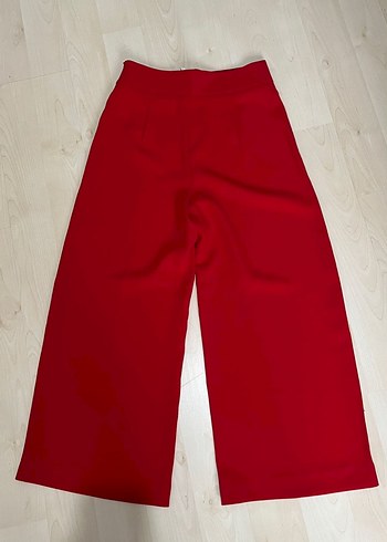 Kırmızı Kadın Regular Fit Kumaş Pantolon - Görsel 6