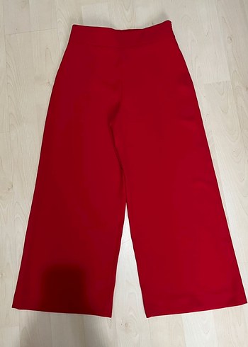 Kırmızı Kadın Regular Fit Kumaş Pantolon - Görsel 4