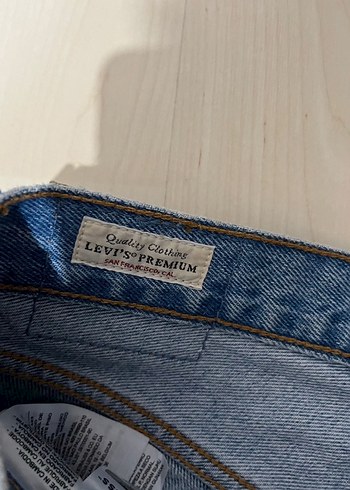 Kadın Mavi Bol Kesim Denim Pantolon - Görsel 4