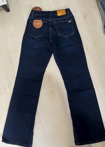 Kadın Lacivert Denim Normal Boy Jean - Görsel 8