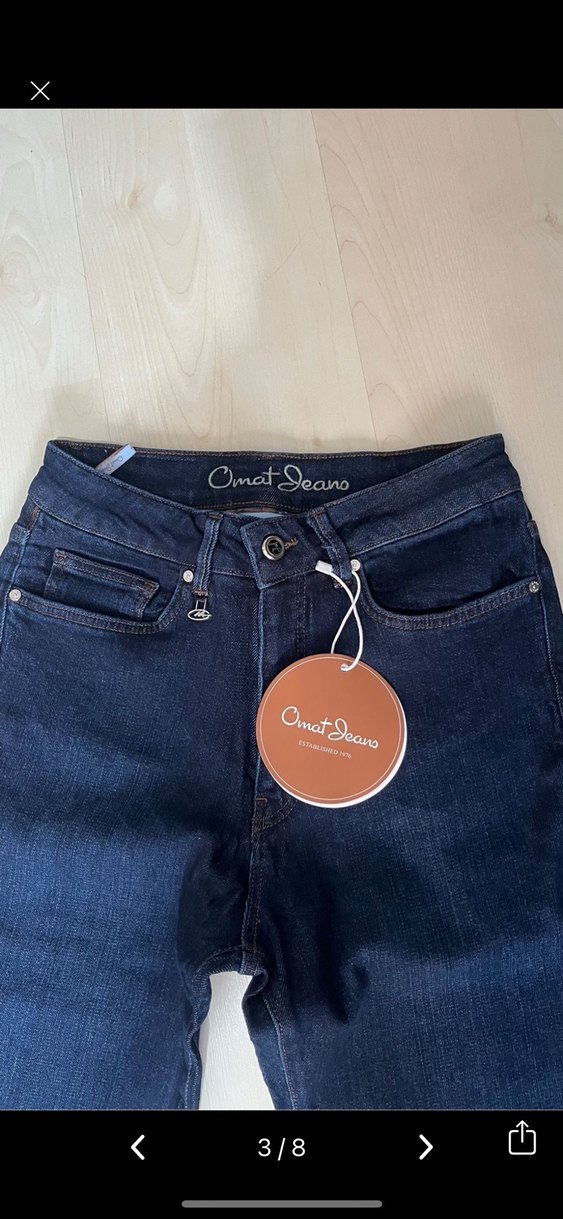 Kadın Lacivert Denim Normal Boy Jean - Görsel 3