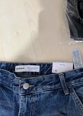 Kemerli Koyu Mavi Kadın Denim Pantolon - Görsel 8