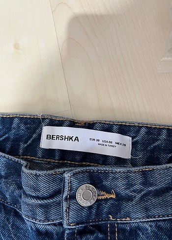 Kemerli Koyu Mavi Kadın Denim Pantolon - Görsel 5