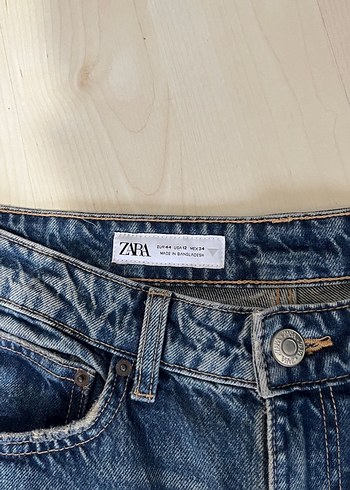 Kadın Lacivert Midi Kot Pantolon - Görsel 4