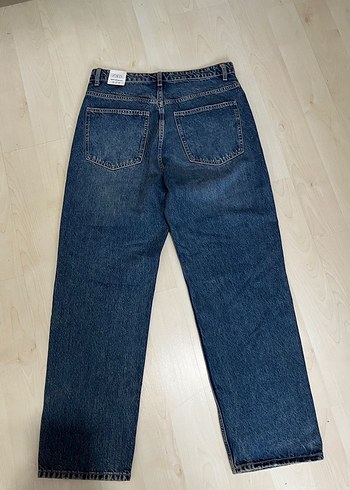 Kadın Lacivert Midi Kot Pantolon - Görsel 6