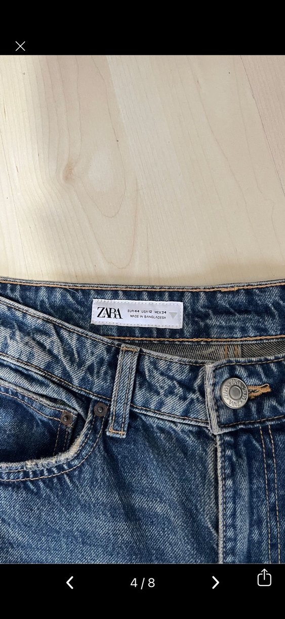 Kadın Lacivert Midi Kot Pantolon - Görsel 4