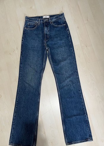 Kadın Mavi Denim Regular Fit Jean - Görsel 9