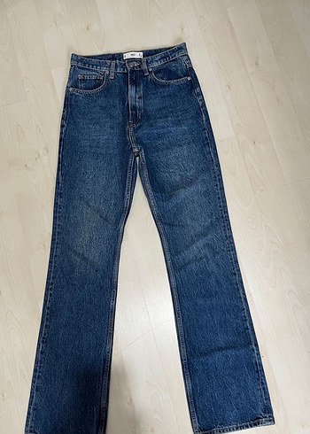 Kadın Mavi Denim Regular Fit Jean - Görsel 2
