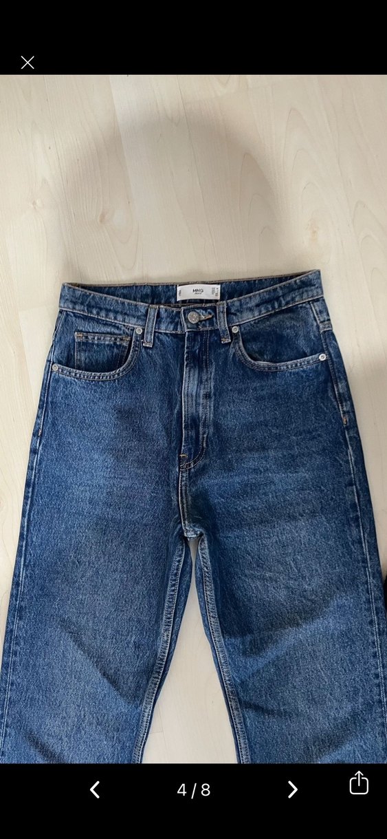 Kadın Mavi Denim Regular Fit Jean - Görsel 4