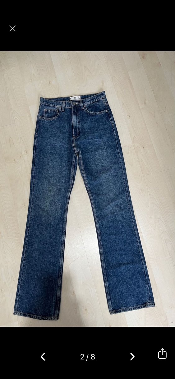 Kadın Mavi Denim Regular Fit Jean - Görsel 2