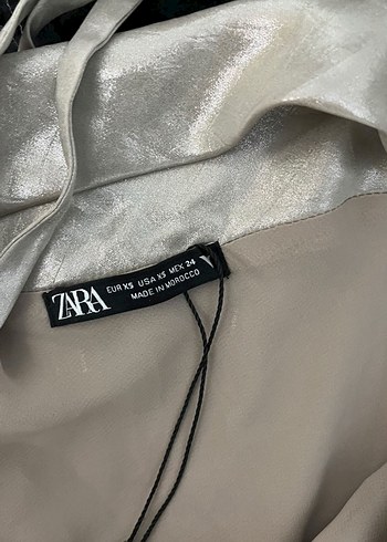 Saten Görünümlü Dökümlü Mini Elbise - Görsel 6