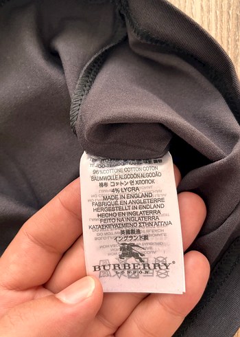 Burberry Burberry Siyah Erkek Kısa Kollu Tişört