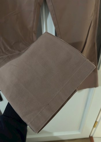 38 Beden camel Renk Kumaş Pantolon