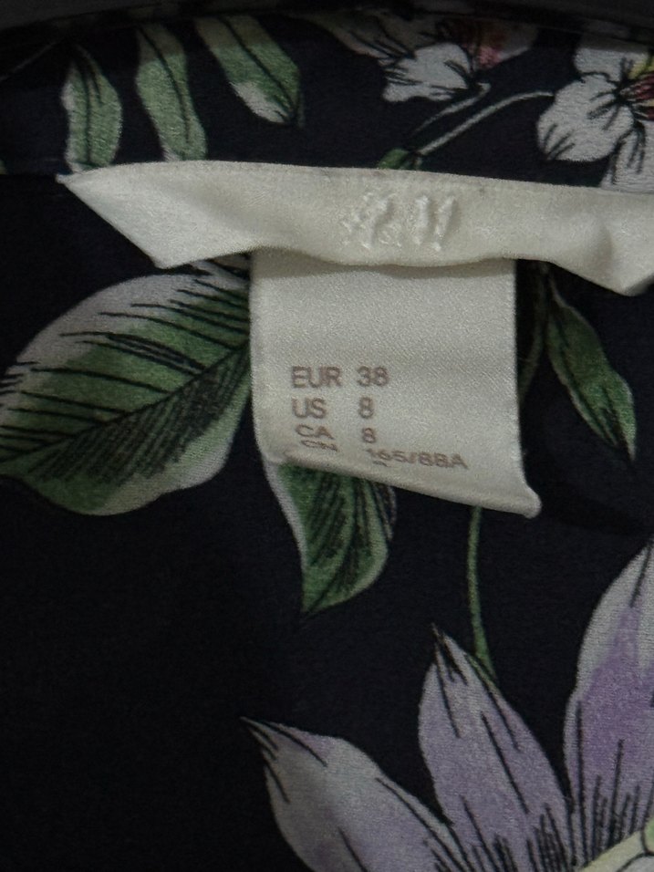 Çiçek Desenli Uzun Kollu Kadın Gömlek - Görsel 3