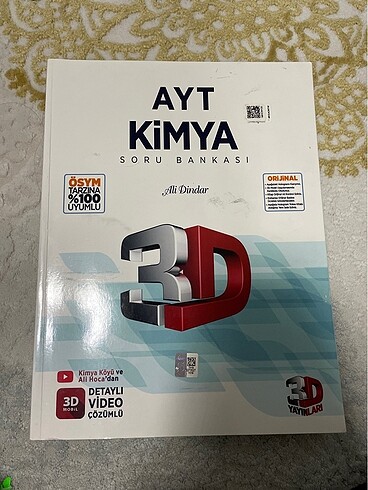 3D YAYINLARI AYT KİMYA SORU BANKASI