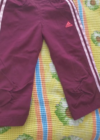 Mor Adidas Kız Çocuk Rahat Kesim Eşofman