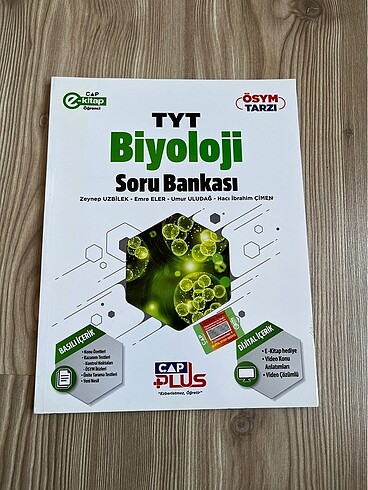 TYT Biyoloji soru bankası Çap yayınları