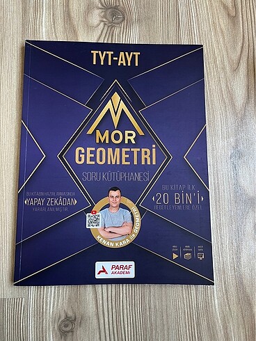 TYT-AYT Mor geometri soru bankası paraf yayınları