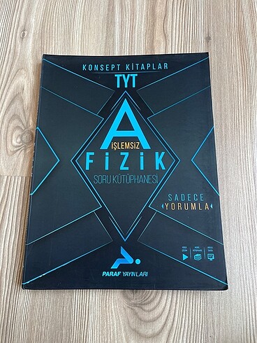 TYT Fizik işlemsiz soru bankası Paraf yayınları