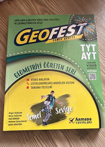 Geofest Temel Seviye TYT AYT Geometri Kitabı