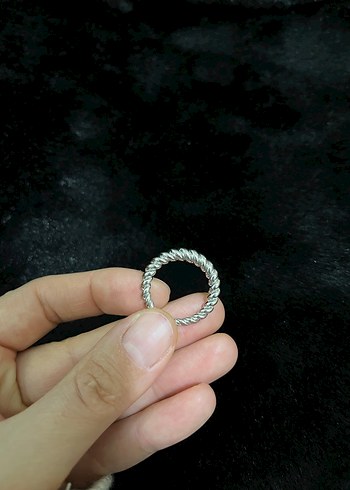 Gri Minimalist Yüzük - Görsel 7