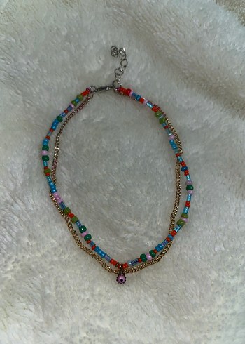 Renkli Boncuklu Halhal - Görsel 2