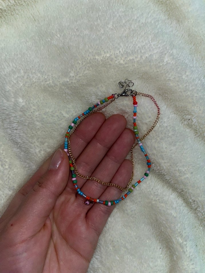 Renkli Boncuklu Halhal - Görsel 3