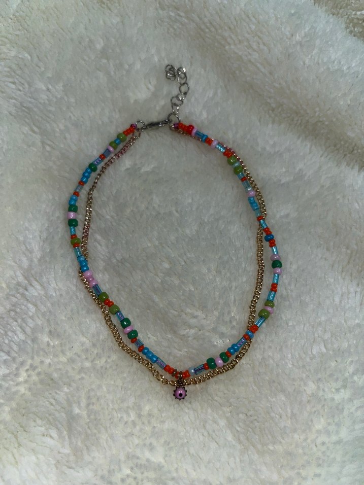 Renkli Boncuklu Halhal - Görsel 2