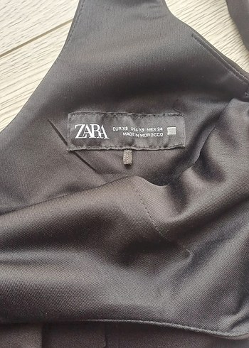 Zara düğmeli Kadın Siyah Top bluz
