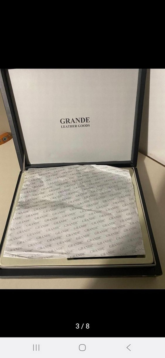 Grande Siyah Deri Erkek Kemer Seti - Görsel 3