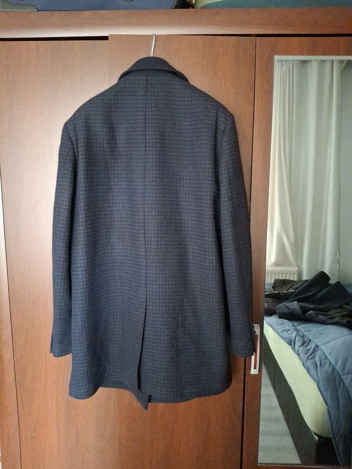 Sarar Sartoria Vintage Erkek Kaban Palto Tamamen El İşçiliği - Görsel 4