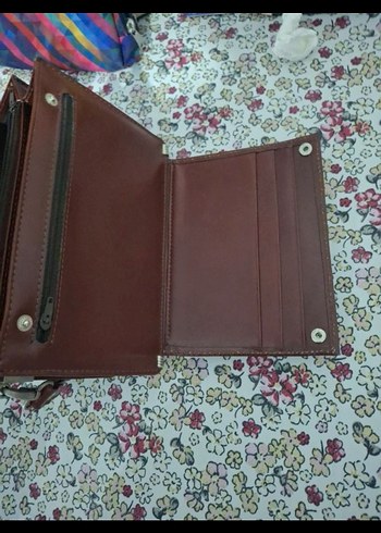 Kahverengi Deri Tokalı Vintage Kadın Portföy Çanta - Görsel 6