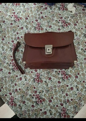 Siyah Erkek Evrak Çantası Tokalı anahtarı taşıma askısı var - Görsel 6