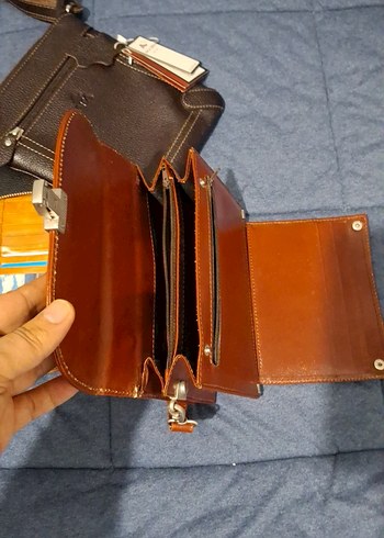Klasik Kahverengi Tokalı Erkek Evrak Çantası Çanta Lot - Görsel 8