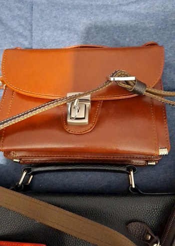 Klasik Kahverengi Tokalı Erkek Evrak Çantası Çanta Lot - Görsel 6