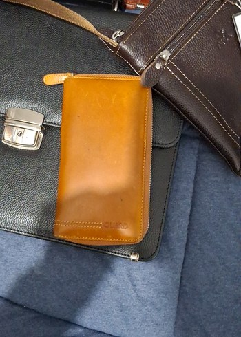 Klasik Kahverengi Tokalı Erkek Evrak Çantası Çanta Lot - Görsel 3