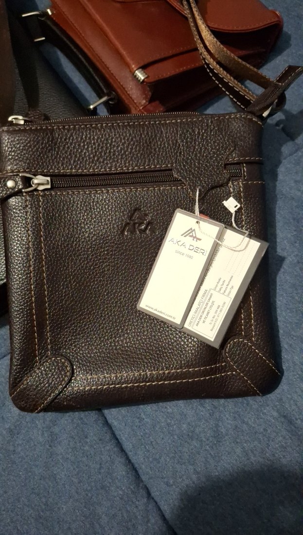Klasik Kahverengi Tokalı Erkek Evrak Çantası Çanta Lot - Görsel 2