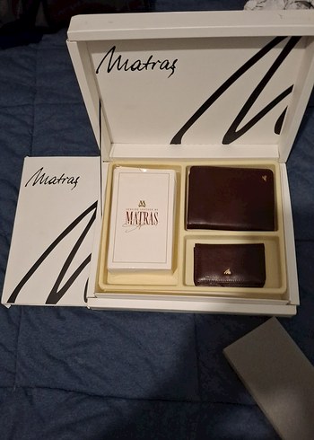 Matras Kahverengi Vintage Erkek Cüzdan Seti - Görsel 8