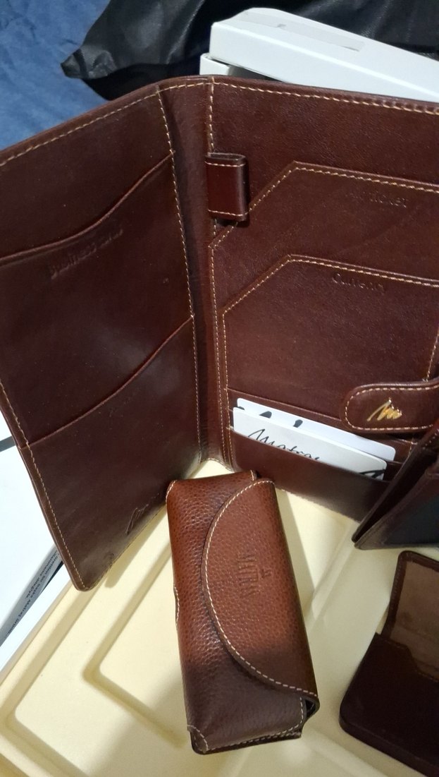 Matras Kahverengi Vintage Erkek Cüzdan Seti - Görsel 5