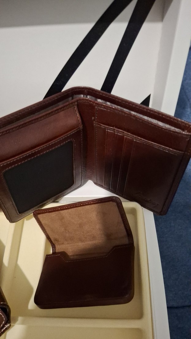 Matras Kahverengi Vintage Erkek Cüzdan Seti - Görsel 4