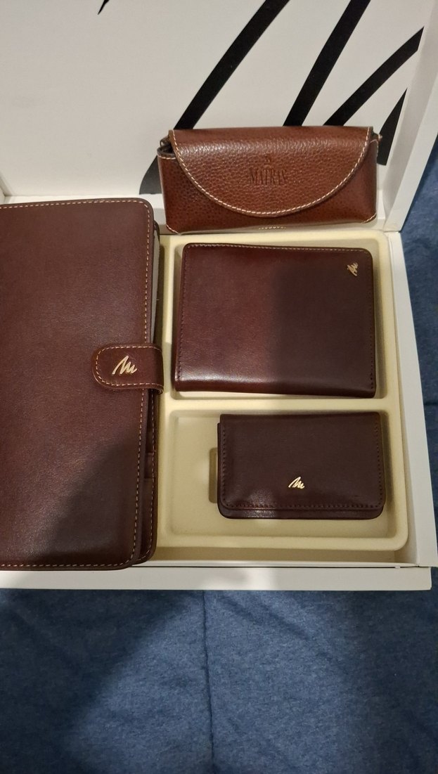 Matras Kahverengi Vintage Erkek Cüzdan Seti - Görsel 2