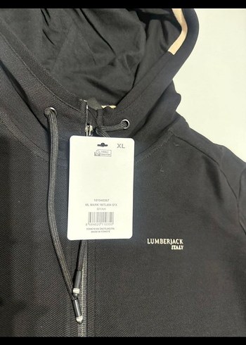 Erkek Siyah Fermuarlı Street Wear Sweatshirt - Görsel 4