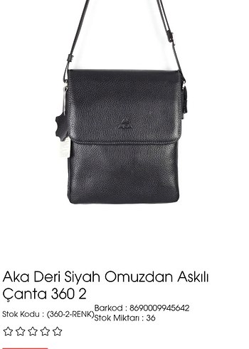 Siyah Erkek Omuz Çantası Tokalı Aka deri - Görsel 8