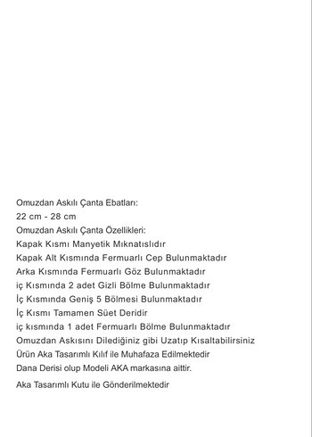 Siyah Erkek Omuz Çantası Tokalı Aka deri - Görsel 6