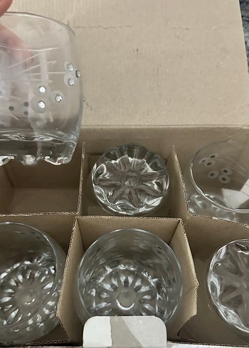 Şeffaf Cam Bardak Seti - Görsel 2